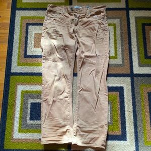 Khaki denim BKE buckle jeans